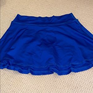 Blue mini skirt